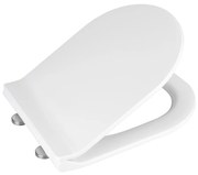 WENKO Capac WC HABOS, 46 x 36 cm, alb/argintiu - 22415100