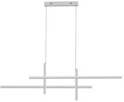 Lustra suspendata LED design modern ANTAMA alb