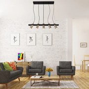 Rabalux 6430 - Lustră LED pe cablu RAVEN LED/25W/230V
