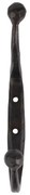 Cuier de perete decorativ, din metal, Minrai