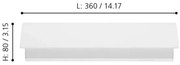 Eglo 99086 - Aplică perete LED ZUBIALDE LED/12W/230V