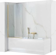 Paravan de cada Rea Elegant auriu periat 70x140 cm