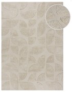 Covor crem țesut manual din bumbac 80x150 cm Ada Arch Geo – Flair Rugs