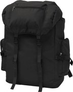 vidaXL Rucsac în stil militar 65L, Negru