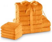 Prosoape de baie portocalii 10 buc. din bumbac din frotir Amari – Restilo