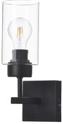 Aplica de perete design modern Prudence negru