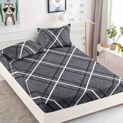 Huse de pat, 3 Piese, Finet cu elastic 90x200