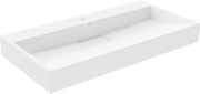 Mexen Ava chiuvetă de blat din conglomerat 1/O 90 x 46 cm, albă - 23019001