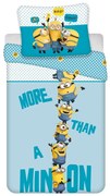 Lenjerie de pat pentru copii din microfibră pentru pat de o persoană 140x200 cm Minions 2 – Jerry Fabrics