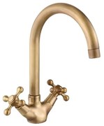 Baterie lavoar Bucatarie, Bronz Antichizat. Esn 8367-1B