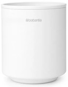 Brabantia MindSet suport periuță de dinți 1005685, Curățare ușoară, Deschidere largă, Acoperire minerală, Alb