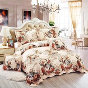 Cuvertura bumbac 100%, 5 piese, pat 2 persoane, 230x250 cm, CB103