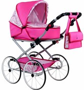 Cărucior pentru păpuși New Baby Natálka , roz