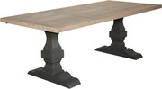 Masă lemn masiv de dining extensibilă Heritage 180/290×100 cm