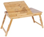 Masă reglabilă LAT pentru laptop/PC, pentru pat, maro