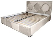 Pat tapitat Gold Cerc 180 x 200 M04