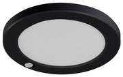 Corp de iluminat LED cu senzor 2 în 1 Kanlux 24605 ERGA LED/17W/230V 3000/4000/6500K negru