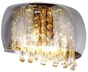 Aplica de perete design modern KALLA fumuriu 15809W GL