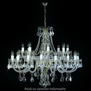 Candelabru cu 18 de brate Cristal Bohemia Exclusive SARA XVIII. CE