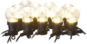 Ghirlandă LED decorativă pentru exterior, 10 LED/10 m, IP44, transparentă