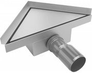 Mexen Flat-T M13 scurgere de podea triunghiulară 20 x 20 cm, inox - 1010320