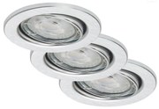 SET 3x corp de iluminat LED dimabil pentru baie Briloner 7149-039 1xGU10/5W/230V IP23