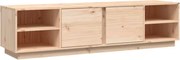 vidaXL Comodă TV, 156x40x40 cm, lemn masiv de pin