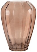 Vază maro din sticlă (înălțime 29 cm) – House Nordic
