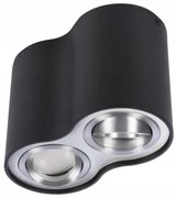 Spot aplicat tavan/plafon stil modern Bross 2 Black/Alu