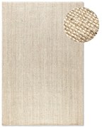Covor crem din iută 120x170 cm Bouclé – Hanse Home