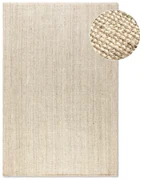 Covor crem din iută 160x230 cm Bouclé – Hanse Home
