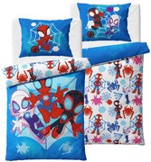 Lenjerie de pat pentru copii Spidey Spider Rescue, 140 x 200 cm, 70 x 90 cm