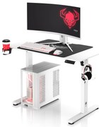 Birou reglabil pe înălțime Diablo X-Tensio 1100 alb