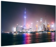 Tabloul Shangai nocturn (90x60 cm)