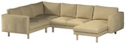 Husă pentru canapea de colț Norsborg cu 5 locuri și șezlong Norsborg