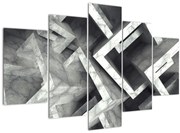 Tablou cu cuburi abstracte (150x105 cm)
