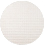 vidaXL Covoare de zonă Rotund SIROLO Crem Ø 120 CM Poliester