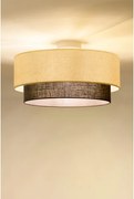 Brilagi - Plafonieră LED BOHO STYLE 1xE27/15W/230V Ø 40 cm crem/maro