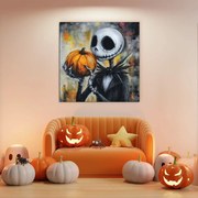 DUBLEZ | Tablou din lemn inspirat din film - Jack Skellington