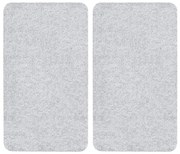 Protecții de aragaz 2 buc. din sticlă temperată 52x30 cm Transparent – Allstar