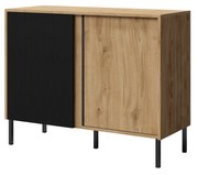 Dulap Munkki 4 (stejar + negru). 1087319