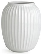 Vază din gresie Kähler Design Hammershoi, înălțime 20 cm, alb