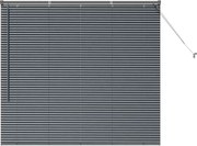 vidaXL Jaluzele venetiene Manual Gri închis 130 x 140 cm Aluminiu