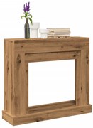 vidaXL Mască șemineu, stejar artizanal, 100x30x87,5 cm, lemn prelucrat