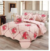 Cuvertura bumbac 100%, 5 piese, pat 2 persoane, 230x250 cm, CB273