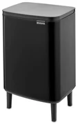 Cos pentru gunoi Brabantia Bo Small Hi 1006649, 12 L, Deschidere lina si silentioasa, Bază antiderapantă, Negru