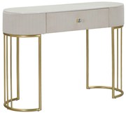 Mauro Ferretti Consola Montpellier Crema cm 100X40X75 | Aosom Romania