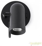 Aplica stil modern minimalist ORLEANS 1L negru 43521