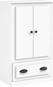 vidaXL Dulap înalt, alb, 60x35,5x103,5 cm, lemn prelucrat