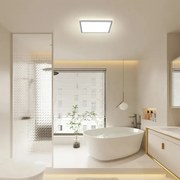 Brilagi - Plafonieră LED ULTRA SLIM pentru baie, 18W, 230V, 30x30 cm, argintie, IP54
